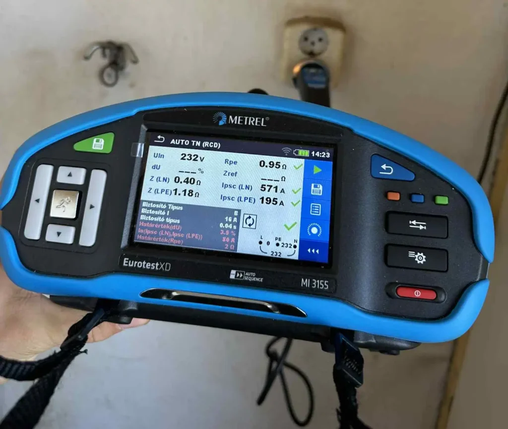 Villanyszerelés, érintésvédelem – VBF Budapest 3. kerület – Óbuda