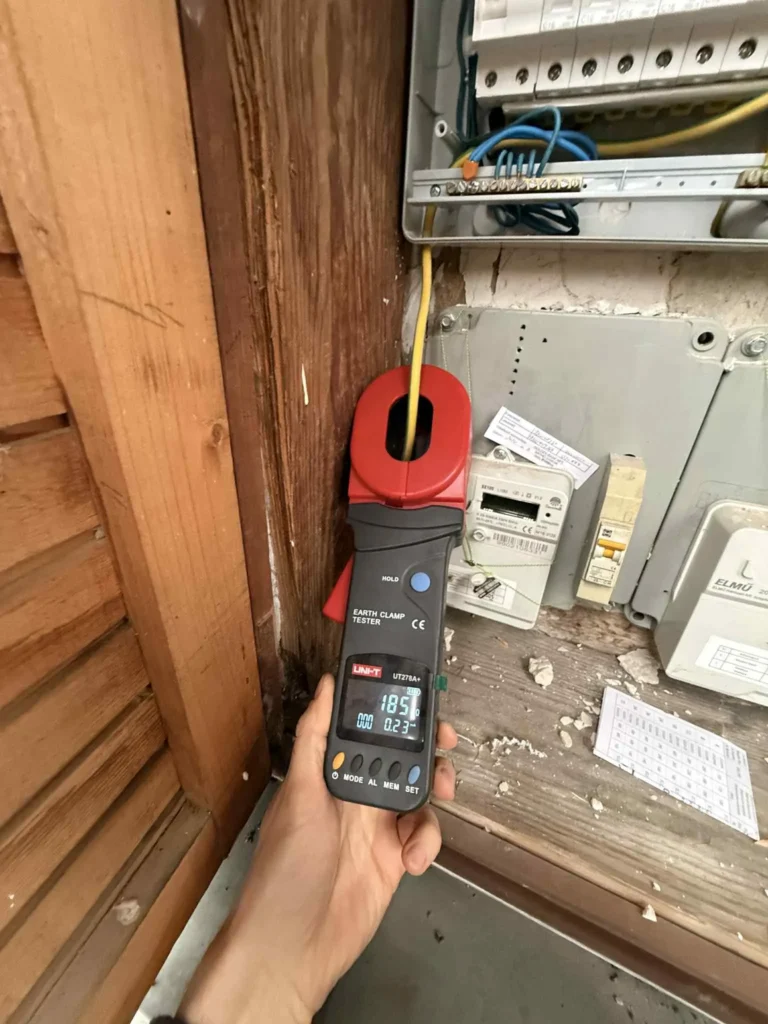 Földelés ellenőrzés