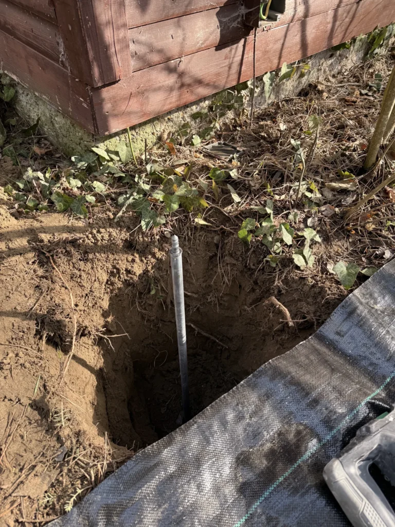 Földelőszonda telepítés családi háznál – biztonságos villamos földelés kialakítása